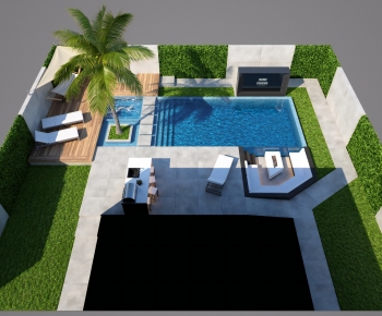 Modern Courtyard/landscape-ID:824487928