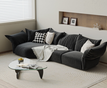 Modern Three-seat Sofa-ID:342195992
