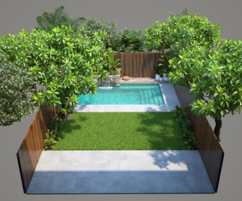 Modern Courtyard/landscape-ID:593869923