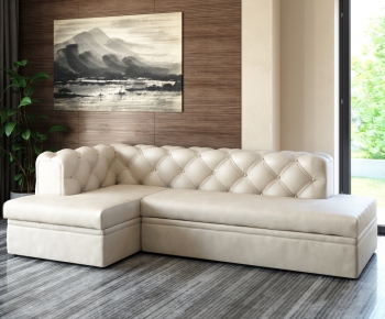 Simple European Style Corner Sofa-ID:921376944