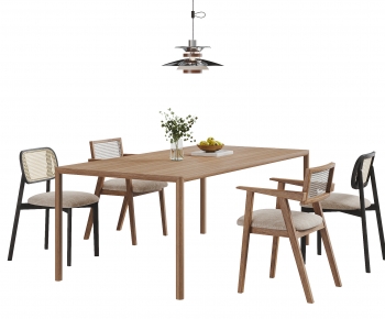 Nordic Style Dining Table And Chairs-ID:350296976