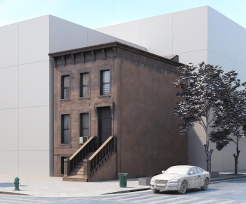 European Style Appearance Of Commercial Building-ID:823472986