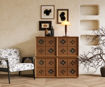 French Style Side Cabinet-ID:529366975