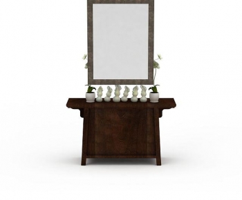 New Chinese Style Entrance Cabinet-ID:850672014