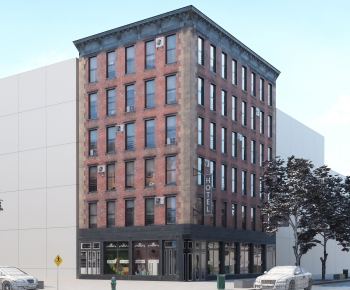 European Style Appearance Of Commercial Building-ID:120609059