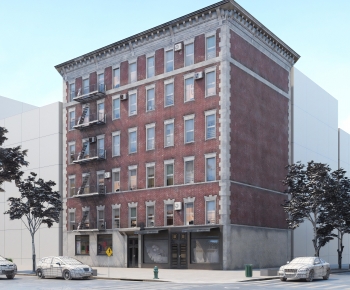 European Style Appearance Of Commercial Building-ID:577070958