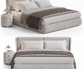 Modern Double Bed-ID:921479945