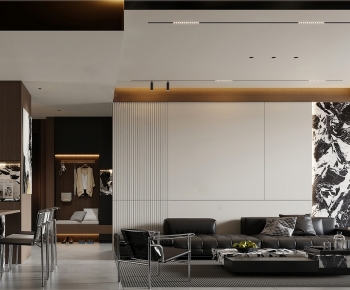 Modern A Living Room-ID:215351102
