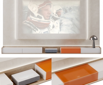 Modern TV Wall-ID:854393011