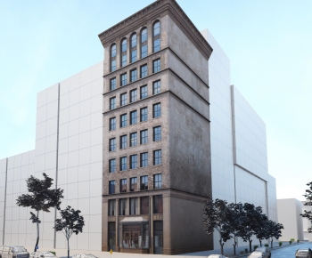 European Style Appearance Of Commercial Building-ID:545270921