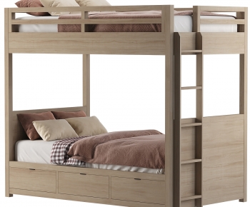 Nordic Style Bunk Bed-ID:936544906