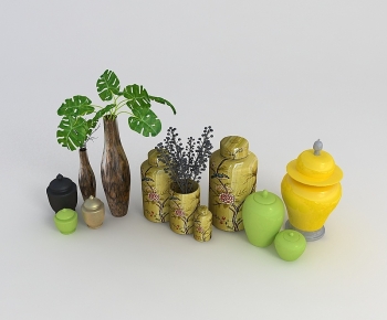 New Chinese Style Decorative Set-ID:375324961