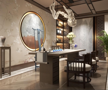 New Chinese Style Tea House-ID:884109979