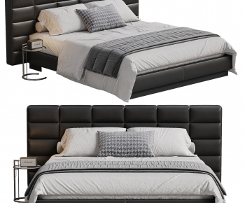 Modern Double Bed-ID:767239096