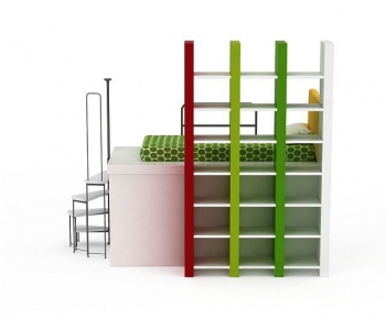 Modern Child's Bed-ID:196351051