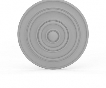 European Style Plaster Carved Top Plate-ID:347039771