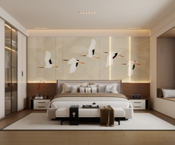 New Chinese Style Bedroom-ID:848086122