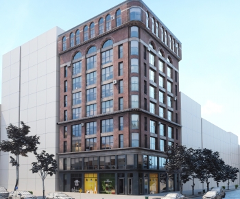 European Style Appearance Of Commercial Building-ID:333609106