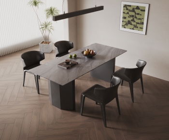 Modern Dining Table And Chairs-ID:359833007