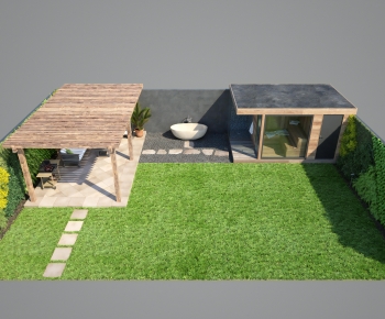 Modern Courtyard/landscape-ID:604625944