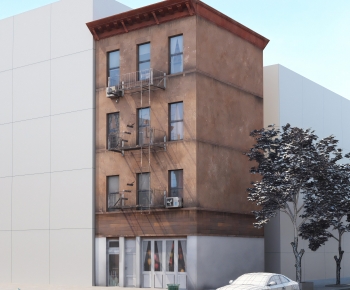 European Style Appearance Of Commercial Building-ID:339689975