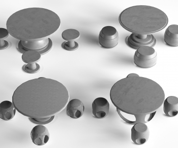 New Chinese Style Outdoor Tables And Chairs-ID:195925952