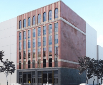 European Style Appearance Of Commercial Building-ID:892544982