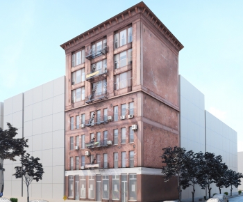 European Style Appearance Of Commercial Building-ID:478749335
