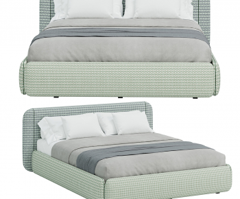 Modern Double Bed-ID:759145984
