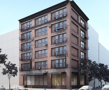 European Style Appearance Of Commercial Building-ID:611068011