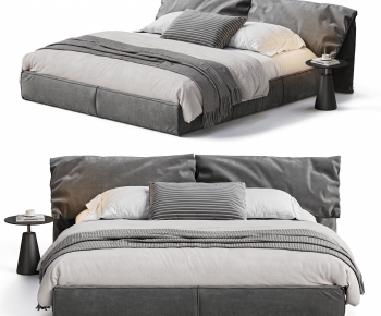 Modern Double Bed-ID:733201039