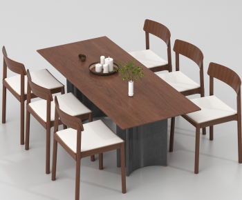 Modern Dining Table And Chairs-ID:311481956
