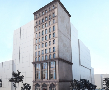 European Style Appearance Of Commercial Building-ID:548980952