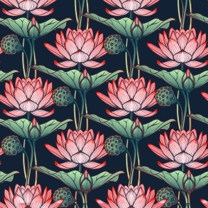 ModernAnimal And Plant Pattern Wallpaper
