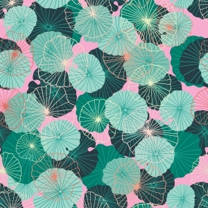 ModernAnimal And Plant Pattern Wallpaper