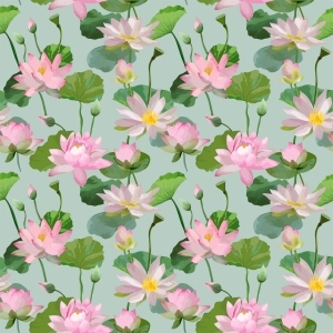 ModernAnimal And Plant Pattern Wallpaper