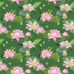 ModernAnimal And Plant Pattern Wallpaper