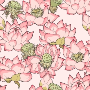 ModernAnimal And Plant Pattern Wallpaper