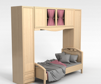 Modern Child's Bed-ID:118998053