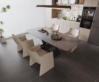 Modern Dining Table And Chairs-ID:850830089