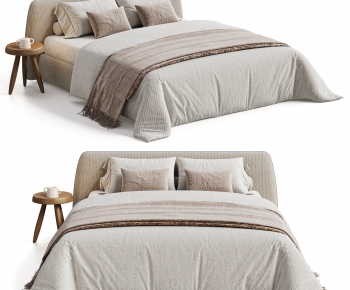 Modern Double Bed-ID:685220964