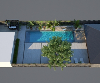 Modern Courtyard/landscape-ID:703073026