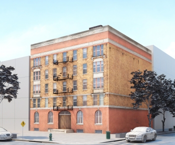 European Style Appearance Of Commercial Building-ID:751683958