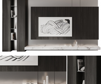Modern TV Wall-ID:872597932