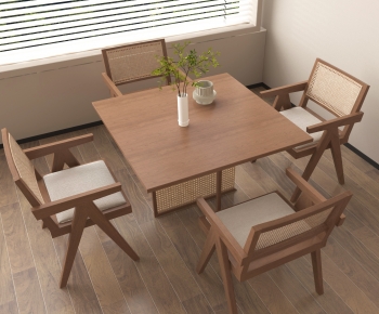 Modern Dining Table And Chairs-ID:399765976