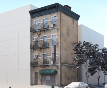 European Style Appearance Of Commercial Building-ID:850250962