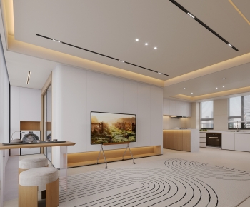Modern A Living Room-ID:664371977