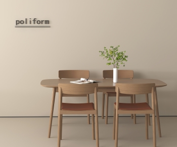 Modern Dining Table And Chairs-ID:750426053