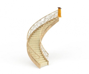 European Style Rotating Staircase-ID:793850903