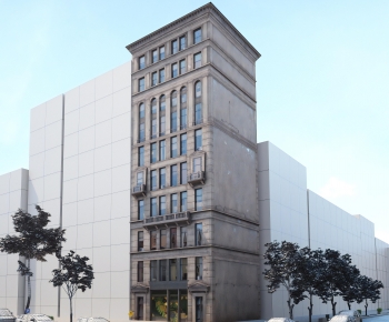 European Style Appearance Of Commercial Building-ID:358541078